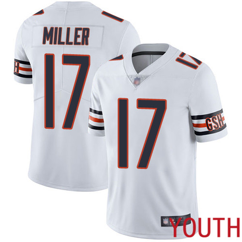 Chicago Bears Limited White Youth Anthony Miller Road Jersey NFL Football #17 Vapor Untouchable